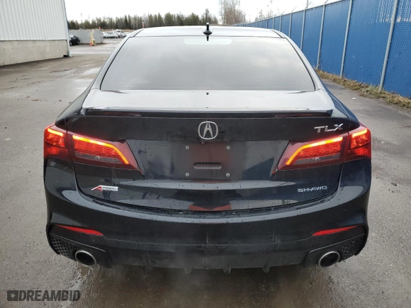 2018 Acura TLX w/A-SPEC Pkg with VIN 19UUB3F65JA800878, listed as a Copart auction lot 86064934 with 127,696 mi miles and Salvage Title. Bid and sale history available at carsss.com. Image 6.