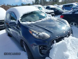 2017 Kia Sportage LX with VIN KNDPMCAC5H7296441, listed as a IAAI auction lot 41585438 with 162,072 mi miles and . Bid and sale history available at carsss.com. Image 1.