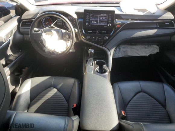 2021 Toyota Camry SE Nightshade with VIN 4T1G11AK8MU436574, listed as a Copart auction lot 80660464 with 126,216 mi miles and Salvage Title. Bid and sale history available at carsss.com. Image 8.