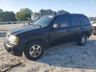 2006 Chevrolet TrailBlazer LS with VIN 1GNDT13SX62116225, listed as a Copart auction lot 52376515 with 225,855 mi miles and Salvage Title. Bid and sale history available at carsss.com. Image 1.