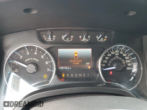 2011 Ford F-150 XL with VIN 1FTFX1CT1BFA69667, listed as a Copart auction lot 47744355 with 176,779 mi miles and Salvage Title. Bid and sale history available at carsss.com. Image 9.