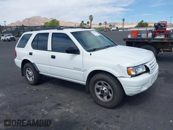 2001 Isuzu Rodeo S with VIN 4S2CK58W614329085, listed as a IAAI auction lot 42303013 with 171,933 mi miles and . Bid and sale history available at DreamBid. Image 1.