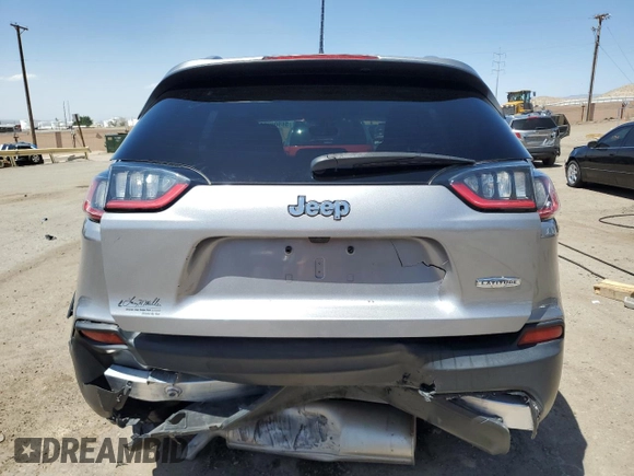 2021 Jeep Cherokee Latitude с VIN 1C4PJLCB7MD125621, выставлен на аукционе Copart как лот 56900265 с пробегом 43 318 миль миль и Списание • Salvage title. История ставок и продаж доступна на DreamBid. Изображение 6.