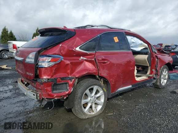 2011 Lexus RX 350 with VIN JTJZK1BA6B2411209, listed as a Copart auction lot 50986825 with Not provided miles and Non repairable. Bid and sale history available at DreamBid. Image 3.