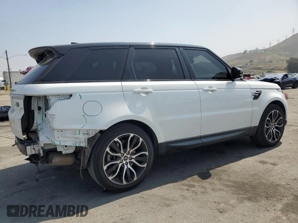 2019 Land Rover Range Rover Sport HSE with VIN SALWR2RV6KA847282, listed as a Copart auction lot 55673065 with 52,261 mi miles and Salvage title. Bid and sale history available at DreamBid. Image 3.