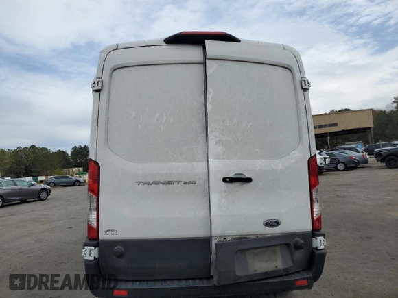 2023 Ford Transit Cargo with VIN 1FTBR1C89PKB12929, listed as a Copart auction lot 86371034 with 79,211 mi miles and Salvage Title. Bid and sale history available at carsss.com. Image 6.