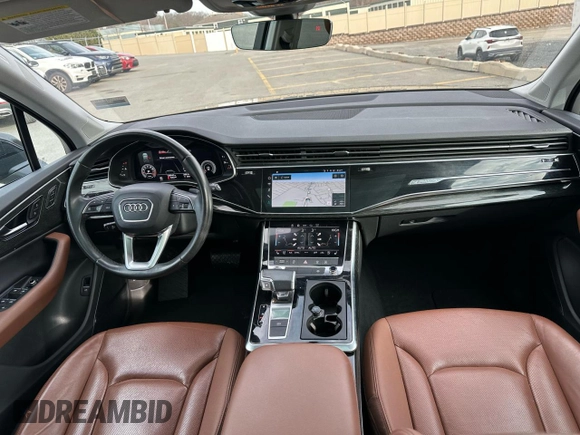 2021 Audi Q7 Premium Plus with VIN WA1LJAF78MD032627, listed as a Copart auction lot 50009015 with 128,942 mi miles and Clean title. Bid and sale history available at DreamBid. Image 6.