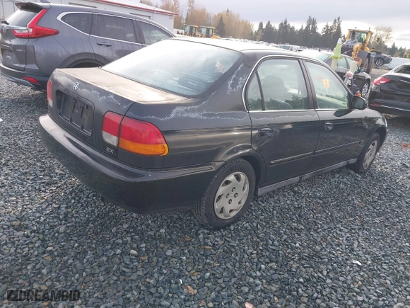 1997 Honda Civic EX with VIN 2HGEJ8542VH520783, listed as a IAAI auction lot 40744085 with 155,772 mi miles. Bid and sale history available at carsss.com. Image 4.