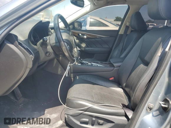 2017 Infiniti Q50 Premium with VIN JN1EV7AR3HM836681, listed as a Copart auction lot 61333735 with 49,857 mi miles and Salvage title. Bid and sale history available at DreamBid. Image 7.