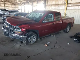 2018 Chevrolet Silverado 1500 LT with VIN 1GCVKREC6JZ241727, listed as a Copart auction lot 53993395 with Not Provided miles and Salvage Title. Bid and sale history available at DreamBid. Image 1.
