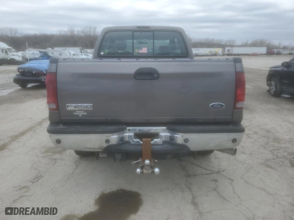 2006 Ford Super Duty F-250 XL with VIN 1FTSX21516EC44973, listed as a Copart auction lot 44448955 with 150,584 mi miles and Salvage Title. Bid and sale history available at carsss.com. Image 6.