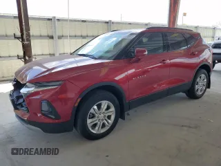 2021 Chevrolet Blazer LT z VIN 3GNKBCR41MS586482, wystawiony jako Copart lot #55158025 z przebiegiem 61 081 mil mil oraz Szkoda całkowita • Salvage title. Historia ofert i sprzedaży dostępna na DreamBid. Obrazek 1.