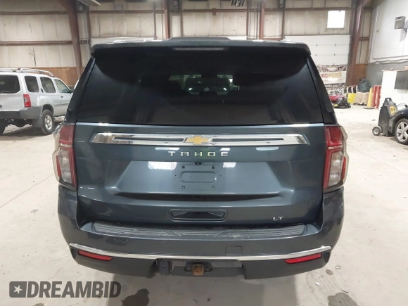 2021 Chevrolet Tahoe LT z VIN 1GNSKNKD5MR354265, wystawiony jako IAAI lot #42331890 z przebiegiem 106 250 mil mil oraz . Historia ofert i sprzedaży dostępna na DreamBid. Obrazek 17.
