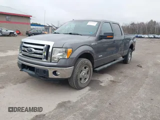 2012 Ford F-150 XL with VIN 1FTFW1ET7CFC28435, listed as a IAAI auction lot 41972527 with 114,319 mi miles. Bid and sale history available at carsss.com. Image 2.