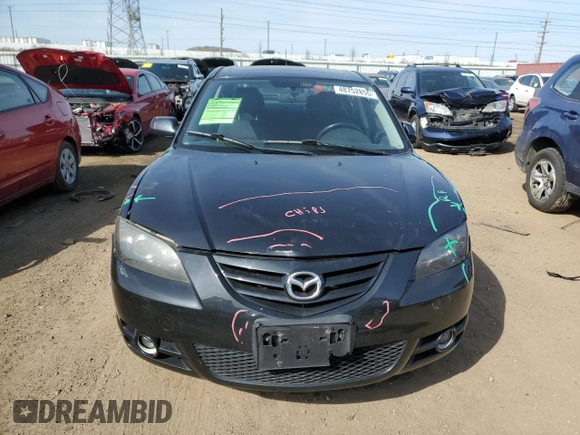 2005 Mazda 3 s with VIN JM1BK323151227825, listed as a Copart auction lot 48752855 with 142,316 mi miles and Salvage Title. Bid and sale history available at carsss.com. Image 5.