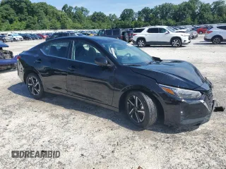 2024 Nissan Sentra SV with VIN 3N1AB8CV7RY379427, listed as a Copart auction lot 61109185 with 23,779 mi miles and Salvage title. Bid and sale history available at DreamBid. Image 4.