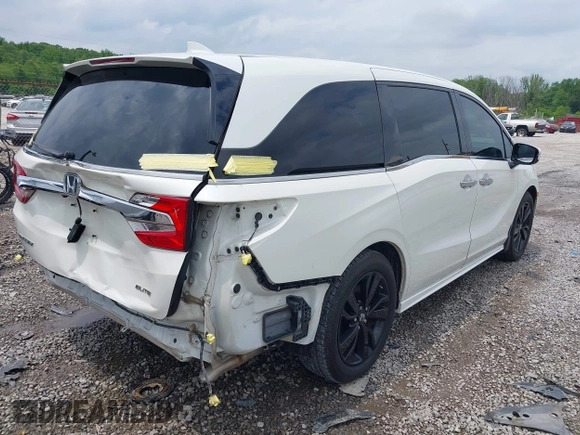 2019 Honda Odyssey Elite z VIN 5FNRL6H95KB104816, wystawiony jako IAAI lot #42232490 z przebiegiem 77 465 mil mil oraz . Historia ofert i sprzedaży dostępna na DreamBid. Obrazek 4.