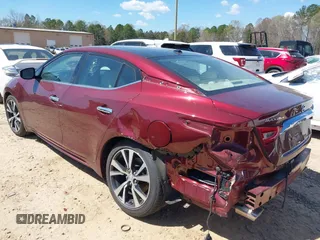 2017 Nissan Maxima SV with VIN 1N4AA6AP5HC404699, listed as a IAAI auction lot 41882446 with 60,211 mi miles and . Bid and sale history available at DreamBid. Image 3.
