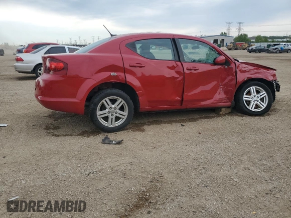 2012 Dodge Avenger SXT z VIN 1C3CDZCBXCN160157, wystawiony jako Copart lot #57860585 z przebiegiem 92 688 mil mil oraz Szkoda całkowita • Salvage title. Historia ofert i sprzedaży dostępna na DreamBid. Obrazek 3.
