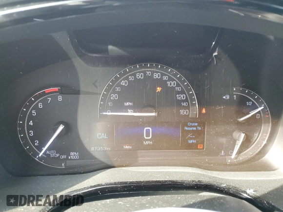2017 Cadillac XT5 Luxury FWD with VIN 1GYKNBRS3HZ114893, listed as a Copart auction lot 49874565 with 87,353 mi miles and Clean Title. Bid and sale history available at carsss.com. Image 9.