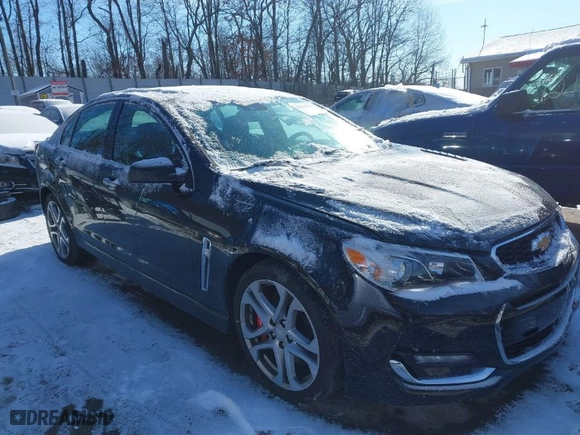 2017 Chevrolet SS with VIN 6G3F15RW5HL302117, listed as a IAAI auction lot 41394283 with 14,185 mi miles. Bid and sale history available at carsss.com. Image 1.