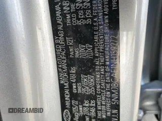 2022 Hyundai Tucson SEL z VIN 5NMJBCAE1NH159272, wystawiony jako Copart lot #44550865 z przebiegiem Nie podano mil oraz Nie do naprawy • Non repairable. Historia ofert i sprzedaży dostępna na DreamBid. Obrazek 13.