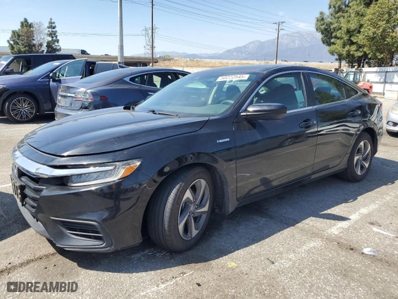 2019 Honda Insight EX with VIN 19XZE4F50KE026174, listed as a Copart auction lot 50222545 with 98,066 mi miles and Salvage Title. Bid and sale history available at carsss.com. Image 1.