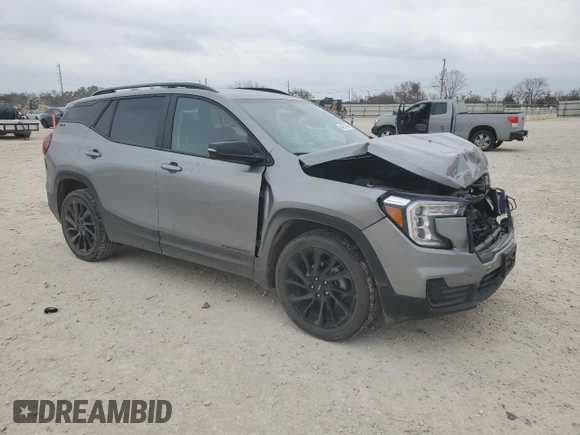 2023 GMC Terrain SLE with VIN 3GKALMEGXPL271982, listed as a Copart auction lot 44251965 with 26,103 mi miles and Salvage Title. Bid and sale history available at carsss.com. Image 4.