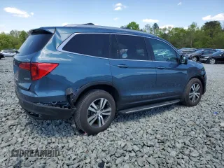 2016 Honda Pilot EX-L with VIN 5FNYF6H55GB093405, listed as a Copart auction lot 53631225 with 41,430 mi miles and Salvage Title. Bid and sale history available at DreamBid. Image 3.