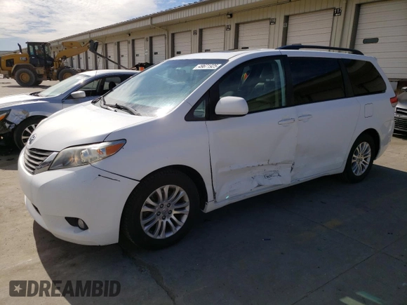 2011 Toyota Sienna XLE AAS with VIN 5TDYK3DC5BS090510, listed as a Copart auction lot 49671925 with 299,397 mi miles and Salvage Title. Bid and sale history available at carsss.com. Image 1.