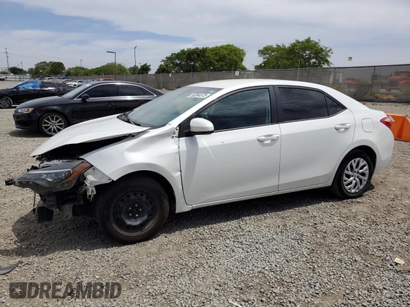 2019 Toyota Corolla L z VIN 5YFBURHE5KP925500, wystawiony jako Copart lot #56594575 z przebiegiem 84 958 mil mil oraz Szkoda całkowita • Salvage title. Historia ofert i sprzedaży dostępna na DreamBid. Obrazek 1.