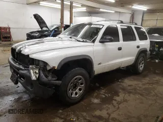 2003 Dodge Durango Sport with VIN 1D4HS38N13F593502, listed as a Copart auction lot 44260295 with 136,360 mi miles and Salvage title. Bid and sale history available at DreamBid. Image 1.