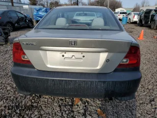 2003 Honda Civic LX with VIN 1HGEM22503L078216, listed as a Copart auction lot 46480235 with 187,015 mi miles and Salvage Title. Bid and sale history available at DreamBid. Image 6.