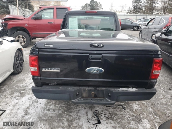 2007 Ford Ranger XL with VIN 1FTYR10D07PA33177, listed as a Copart auction lot 88725015 with 89,008 mi miles and Clean Title. Bid and sale history available at carsss.com. Image 6.