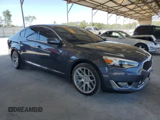 2014 Kia Cadenza Premium with VIN KNALN4D72E5128499, listed as a Copart auction lot 70269884 with 95,599 mi miles and Salvage Title. Bid and sale history available at carsss.com. Image 4.