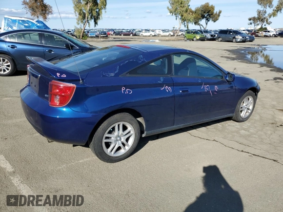 2003 Toyota Celica GT with VIN JTDDR32TX30161248, listed as a Copart auction lot 49650595 with 179,616 mi miles and Salvage Title. Bid and sale history available at DreamBid. Image 3.