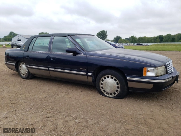 1997 Cadillac DeVille with VIN 1G6KD54Y2VU300250, listed as a Copart auction lot 66253444 with 0 mi miles and Clean Title. Bid and sale history available at carsss.com. Image 4.