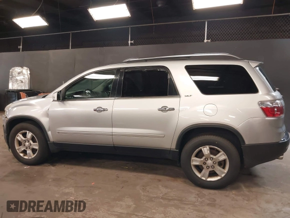 2009 GMC Acadia SLT1 with VIN 1GKEV23D59J118252, listed as a IAAI auction lot 42570244 with 110,310 mi miles and . Bid and sale history available at DreamBid. Image 14.