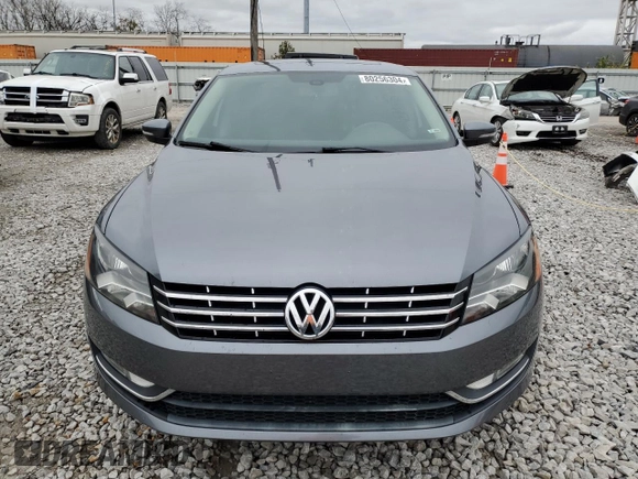 2013 Volkswagen Passat SEL Premium with VIN 1VWCH7A32DC058118, listed as a Copart auction lot 80256304 with 158,667 mi miles and Salvage Title. Bid and sale history available at carsss.com. Image 5.