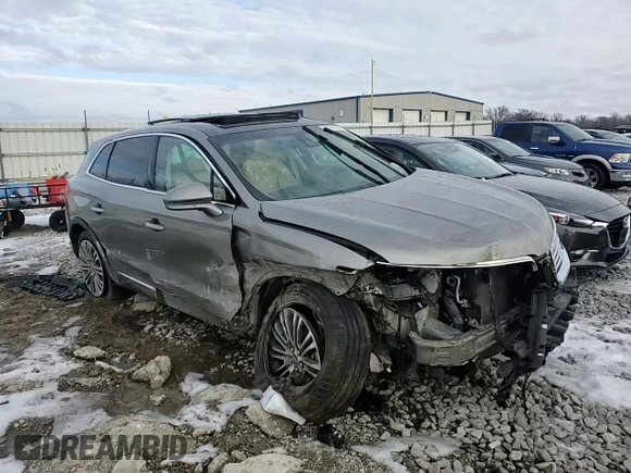 2016 Lincoln MKX Reserve with VIN 2LMTJ6LP2GBL33489, listed as a Copart auction lot 87296904 with Not Provided miles and Salvage Title. Bid and sale history available at carsss.com. Image 12.
