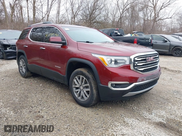 2017 GMC Acadia SLE with VIN 1GKKNLLS5HZ201445, listed as a IAAI auction lot 41555061 with 133,196 mi miles. Bid and sale history available at carsss.com. Image 1.