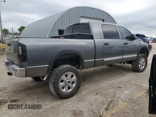2007 Dodge Ram 3500 SXT with VIN 3D7MX39A47G781885, listed as a Copart auction lot 57510764 with 192,720 mi miles and Salvage Title. Bid and sale history available at carsss.com. Image 3.