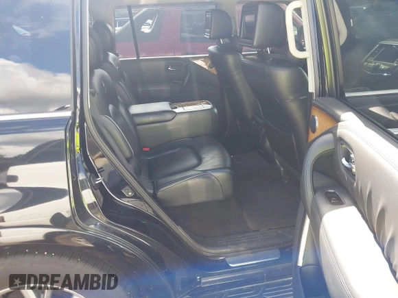 2012 Infiniti QX56 7-passenger z VIN JN8AZ2NEXC9017449, wystawiony jako IAAI lot #42349105 z przebiegiem 244 048 mil mil oraz . Historia ofert i sprzedaży dostępna na DreamBid. Obrazek 8.