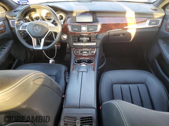 2014 Mercedes-Benz CLS-Class CLS 550 with VIN WDDLJ7DB3EA117836, listed as a Copart auction lot 77133604 with 98,489 mi miles and Salvage Title. Bid and sale history available at carsss.com. Image 8.