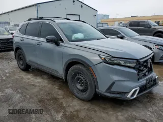2023 Honda CR-V Sport Touring with VIN 2HKRS6H9XPH208925, listed as a Copart auction lot 46083575 with 63,658 mi miles and Salvage Title. Bid and sale history available at DreamBid. Image 4.