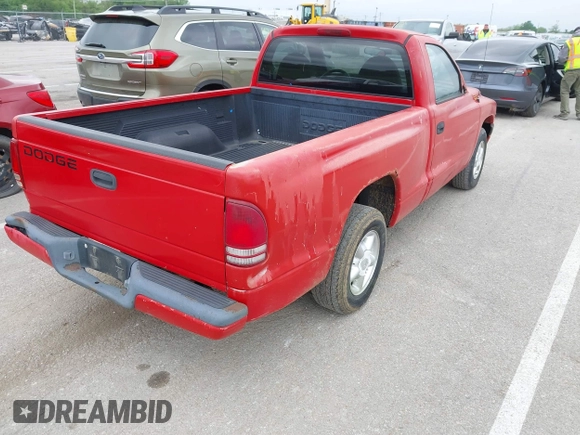 1997 Dodge Dakota with VIN 1B7FL26X4VS173260, listed as a IAAI auction lot 42159512 with 125,879 mi miles and . Bid and sale history available at carsss.com. Image 4.