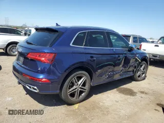 2018 Audi SQ5 with VIN WA1C4BFY9J2036019, listed as a Copart auction lot 71321774 with 70,364 mi miles and Salvage Title. Bid and sale history available at DreamBid. Image 3.