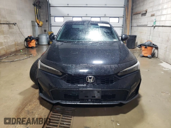 2025 Honda Civic Sport with VIN 2HGFE2F5XSH561722, listed as a Copart auction lot 54120165 with 1,576 mi miles and Salvage title. Bid and sale history available at DreamBid. Image 5.