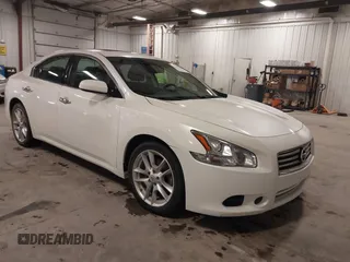 2014 Nissan Maxima S with VIN 1N4AA5AP1EC439827, listed as a IAAI auction lot 41847464 with 135,205 mi miles and . Bid and sale history available at DreamBid. Image 1.