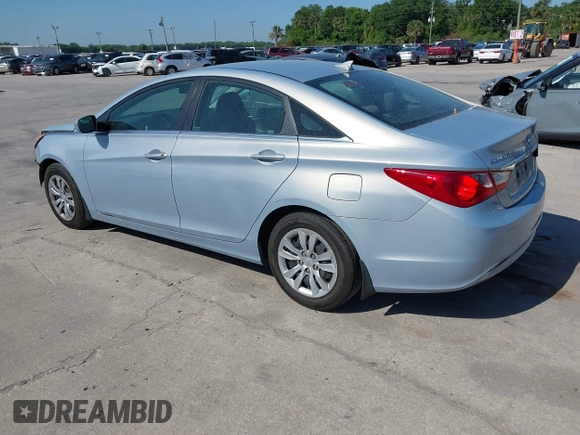 2012 Hyundai Sonata GLS with VIN 5NPEB4AC4CH359018, listed as a IAAI auction lot 42021133 with 218,567 mi miles. Bid and sale history available at carsss.com. Image 3.